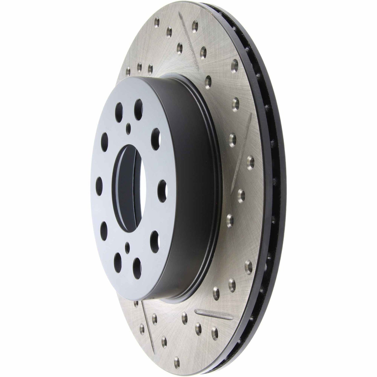 StopTech Sport Drilled/Slotted Brake Rotor; Rear Left
