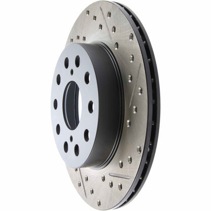 StopTech Sport Drilled/Slotted Brake Rotor; Rear Left