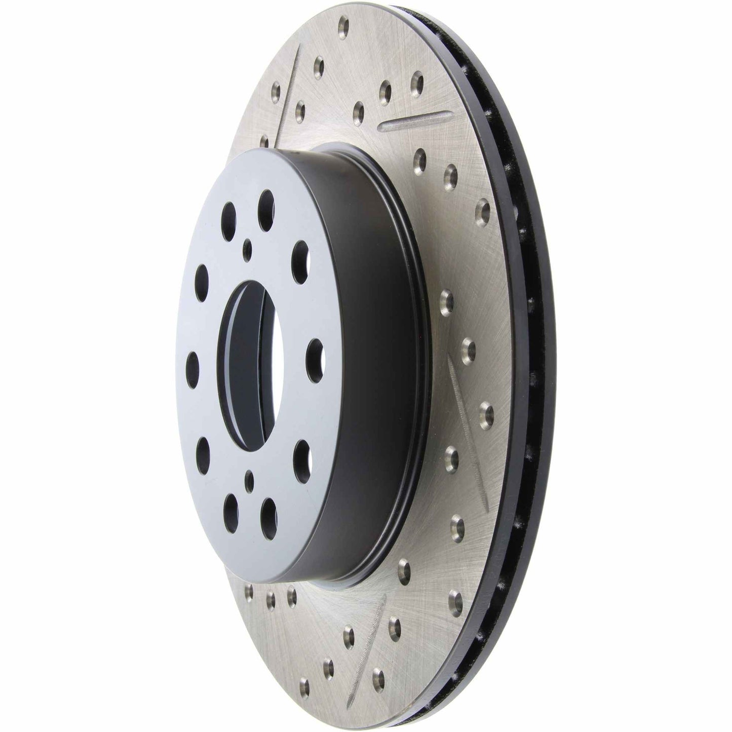 StopTech Sport Drilled/Slotted Brake Rotor; Rear Right