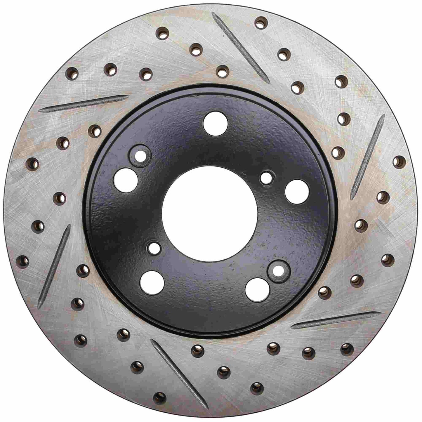 StopTech 91-92 Lexus LS 400/430/460/600h L Left Front Slotted & Drilled Rotor 127.44076L