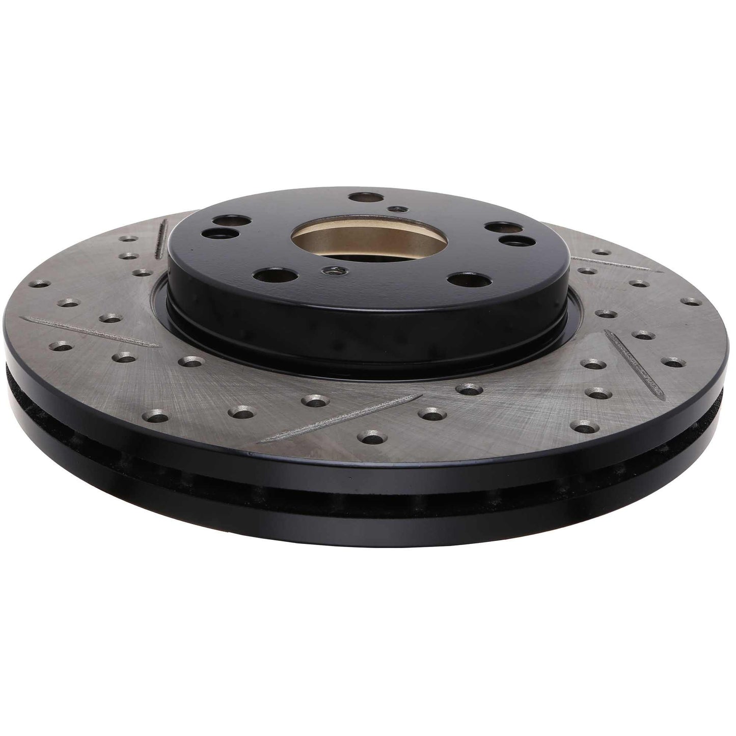 StopTech 91-92 Lexus LS 400/430/460/600h L Right Front Slotted & Drilled Rotor 127.44076R