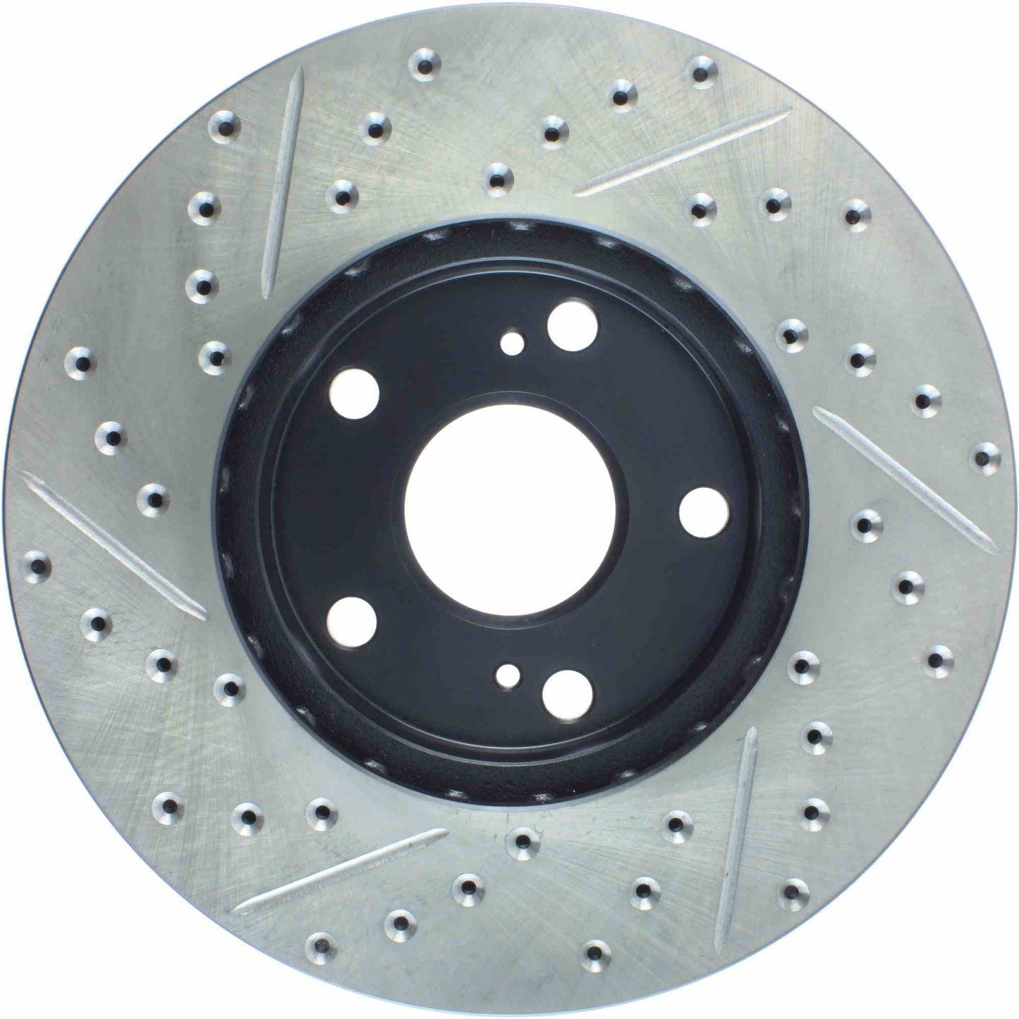 StopTech Sport Drilled/Slotted Brake Rotor; Front Left