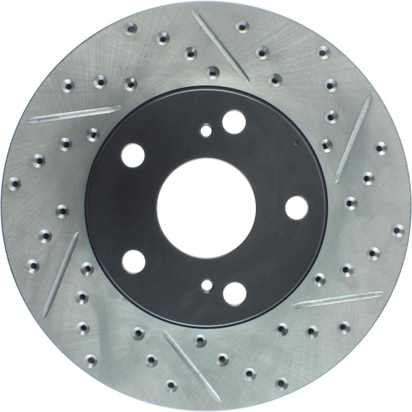 StopTech Sport Drilled/Slotted Brake Rotor; Front Left