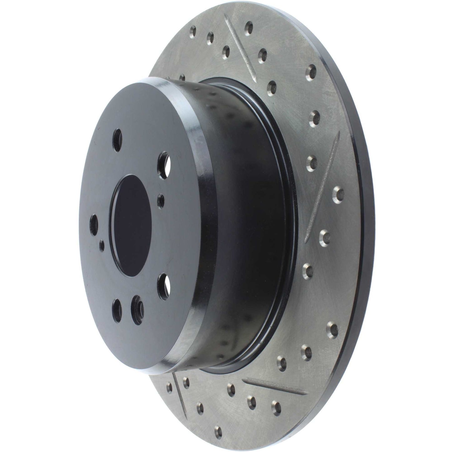 StopTech Sport Drilled/Slotted Brake Rotor; Rear Left