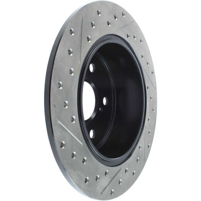 StopTech Sport Drilled/Slotted Brake Rotor; Rear Left