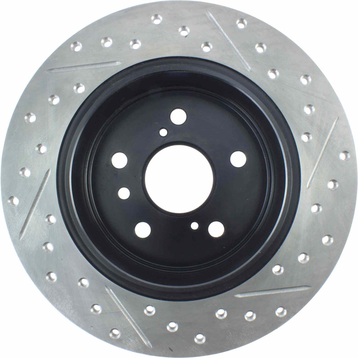 StopTech Sport Drilled/Slotted Brake Rotor; Rear Right