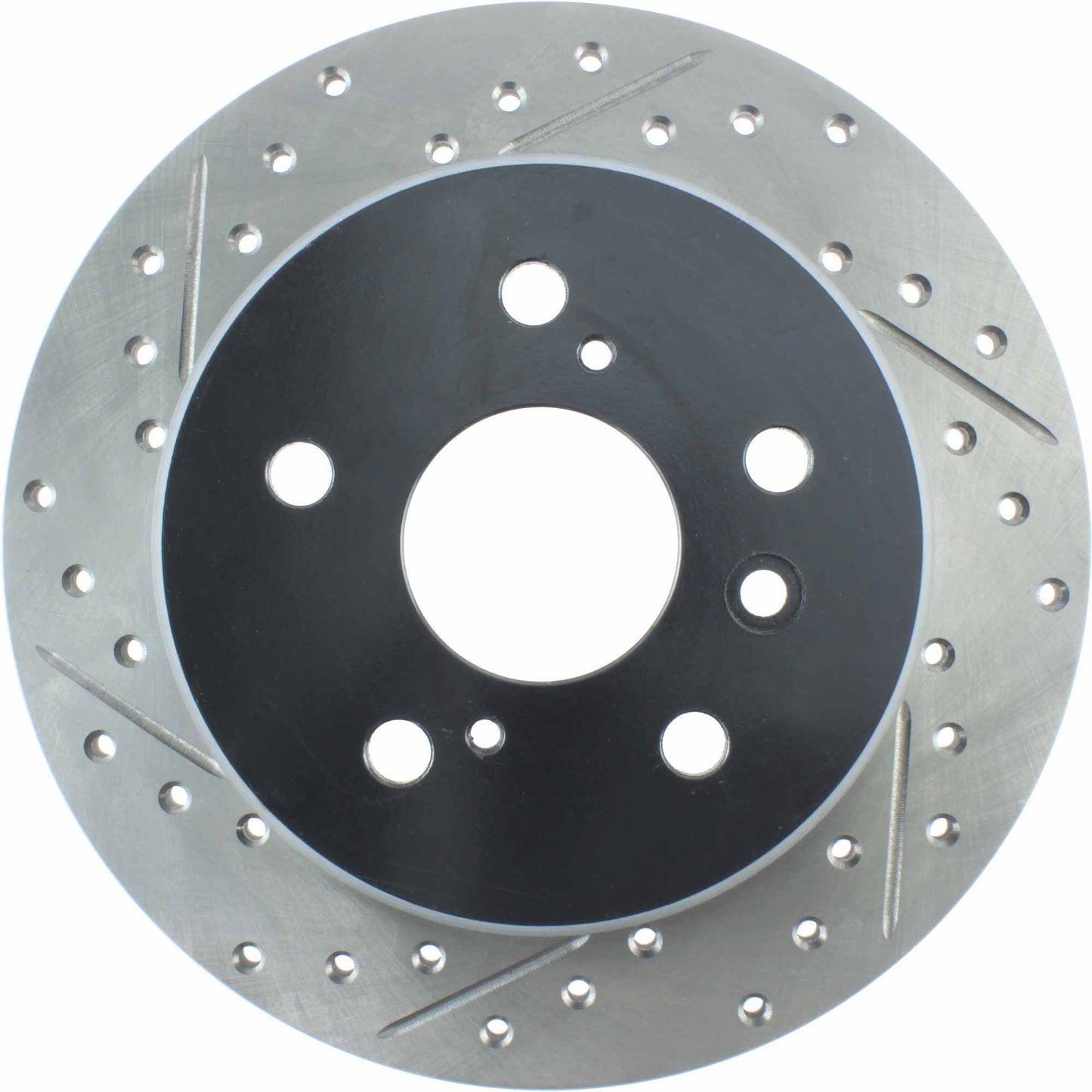 StopTech Sport Drilled/Slotted Brake Rotor; Rear Right