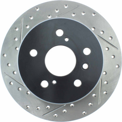 StopTech Sport Drilled/Slotted Brake Rotor; Rear Right
