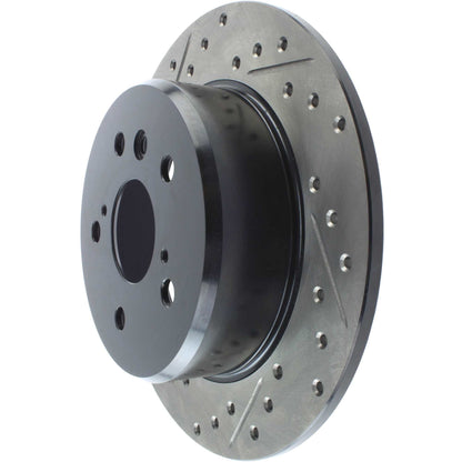 StopTech Sport Drilled/Slotted Brake Rotor; Rear Right