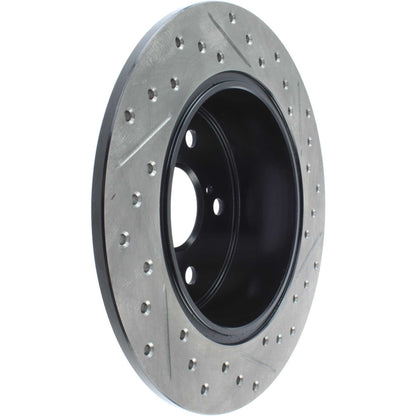 StopTech Sport Drilled/Slotted Brake Rotor; Rear Right