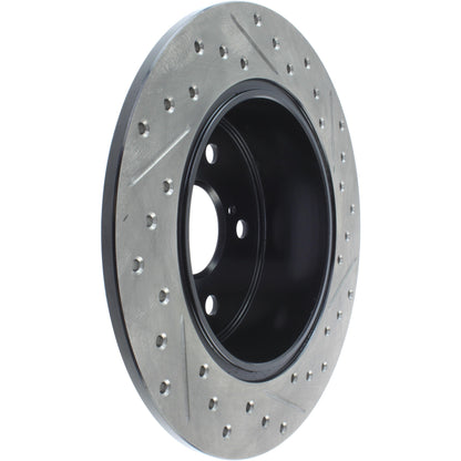 StopTech Sport Drilled/Slotted Brake Rotor; Rear Right