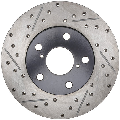 StopTech Slotted & Drilled Sport Brake Rotor 127.44081R