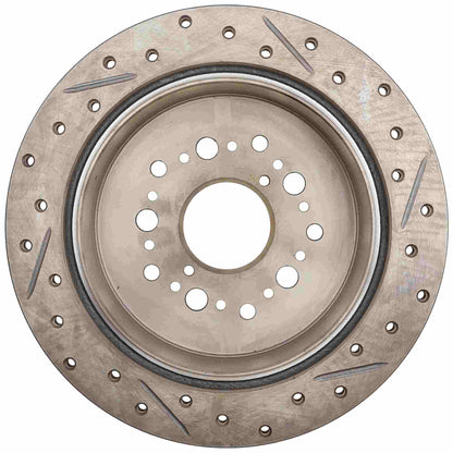 StopTech Slotted & Drilled Sport Brake Rotor 127.44082R