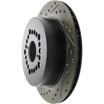 StopTech Sport Cryo Drilled/Slotted Brake Rotor; Rear Right