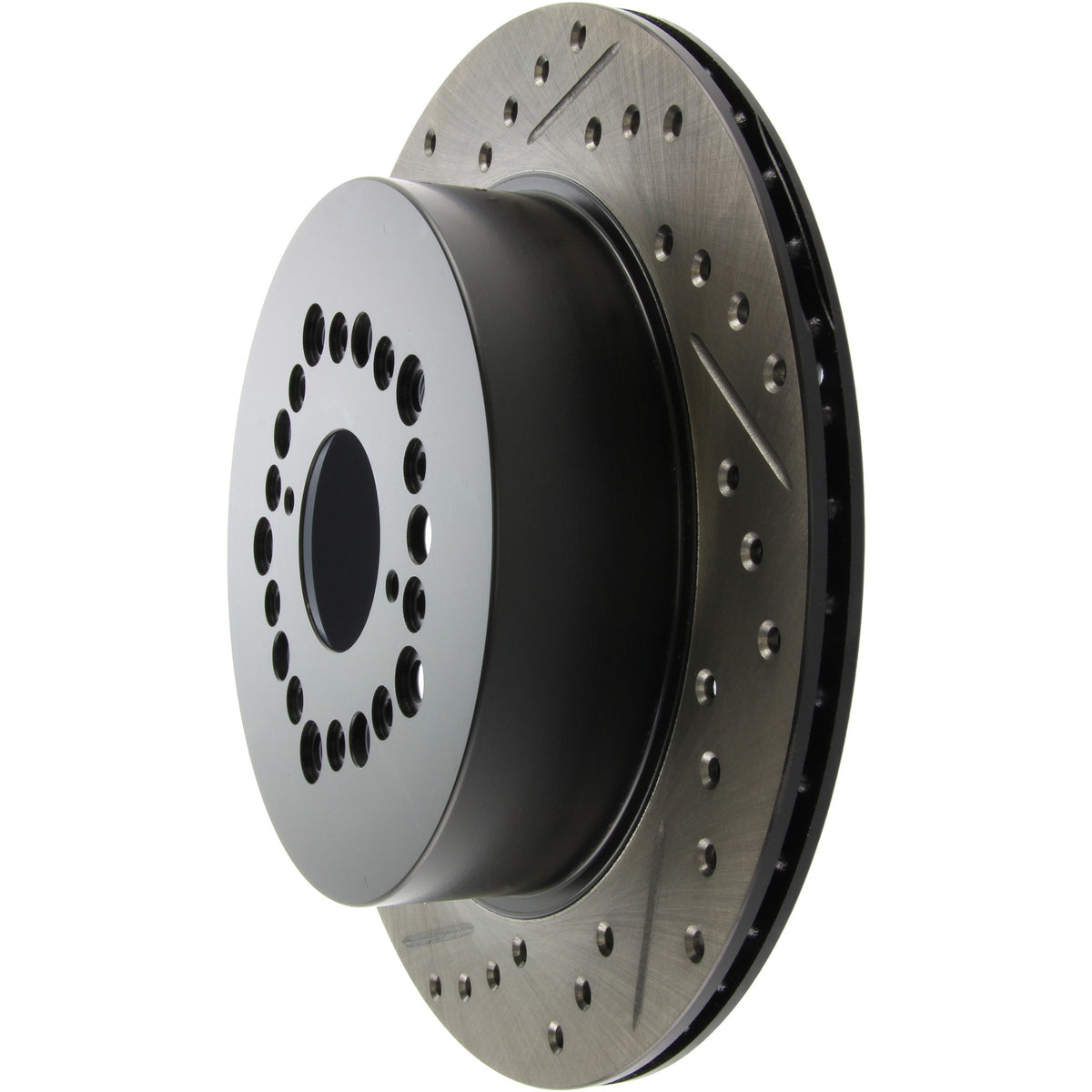 StopTech Sport Cryo Drilled/Slotted Brake Rotor; Rear Right