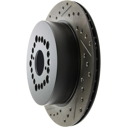StopTech Sport Cryo Drilled/Slotted Brake Rotor; Rear Right