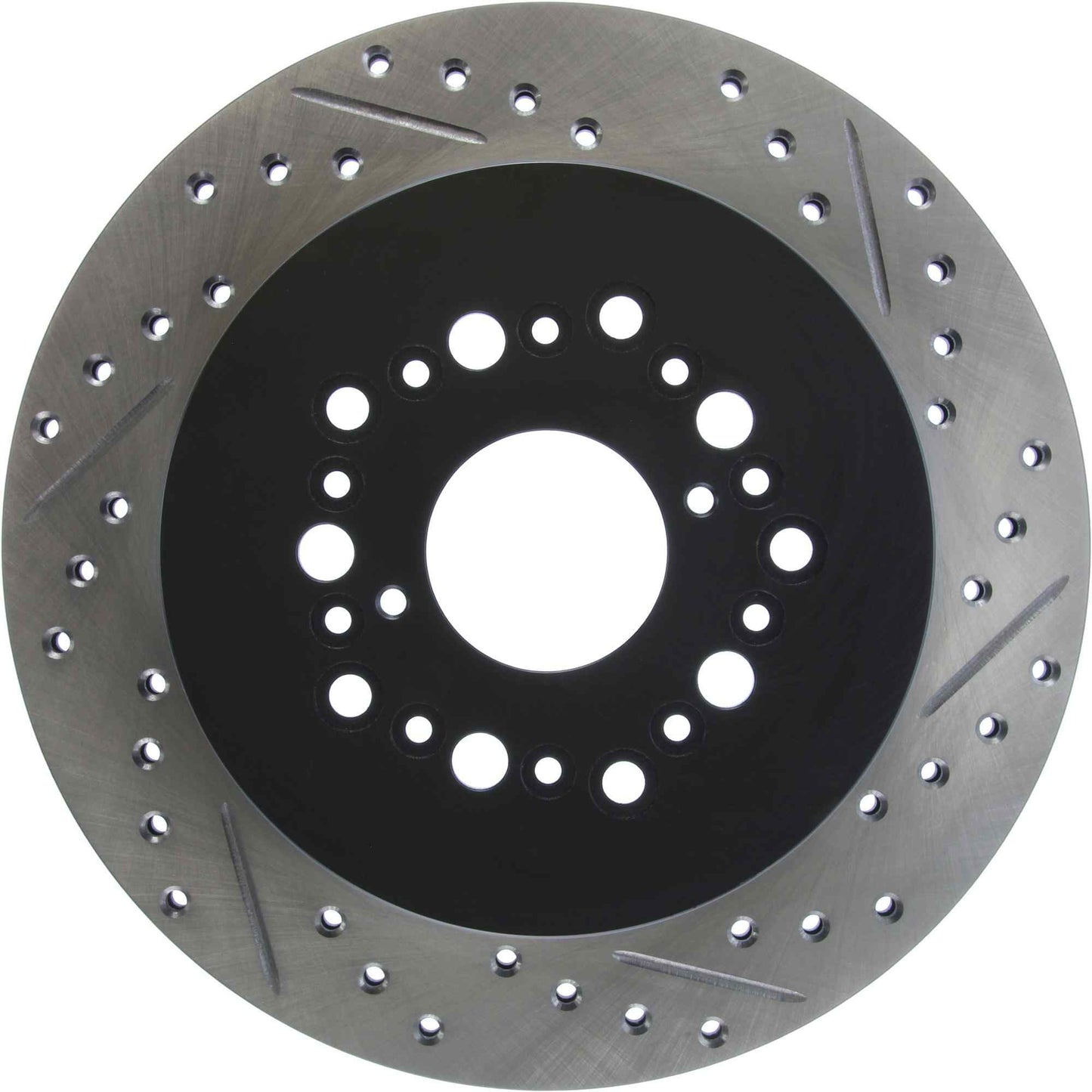 StopTech Sport Drilled/Slotted Brake Rotor; Rear Left