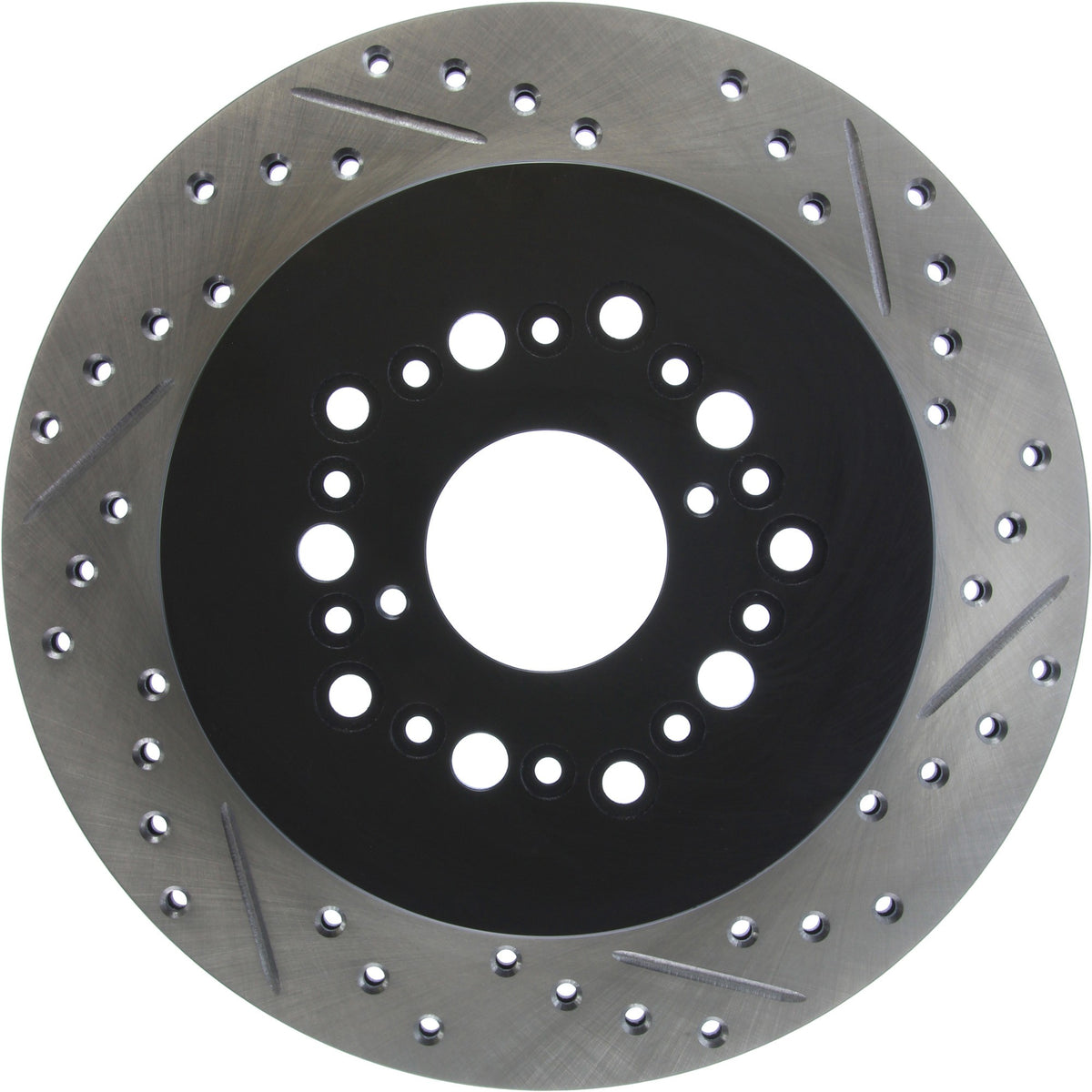StopTech Sport Drilled/Slotted Brake Rotor; Rear Left