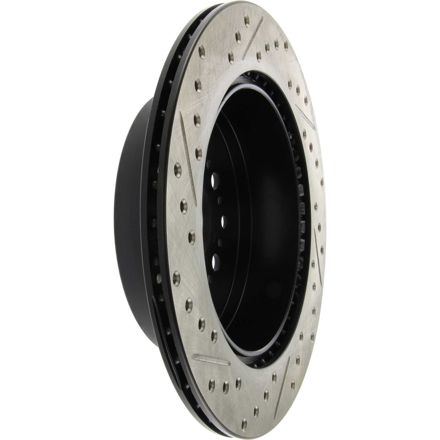 StopTech Sport Drilled/Slotted Brake Rotor; Rear Left