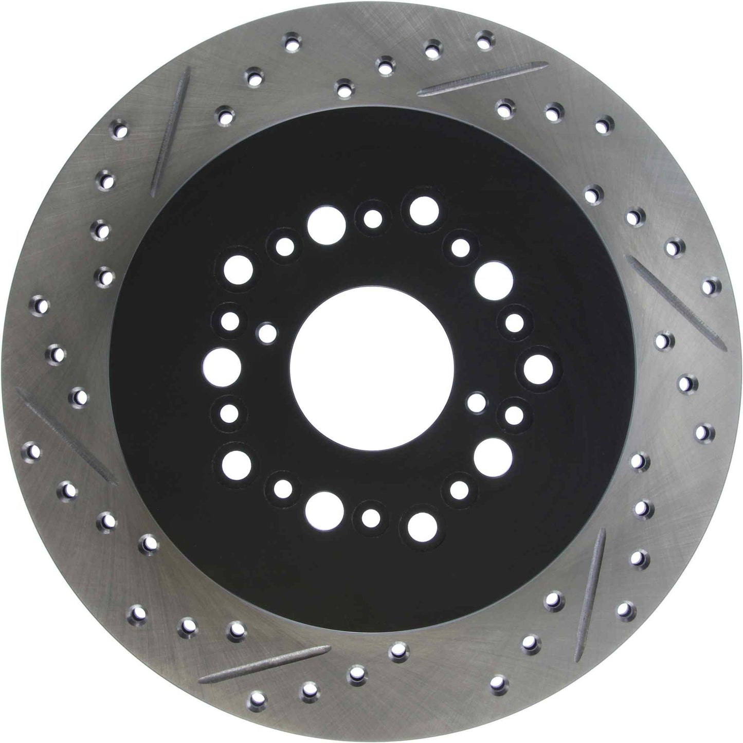 StopTech Sport Drilled/Slotted Brake Rotor; Rear Right