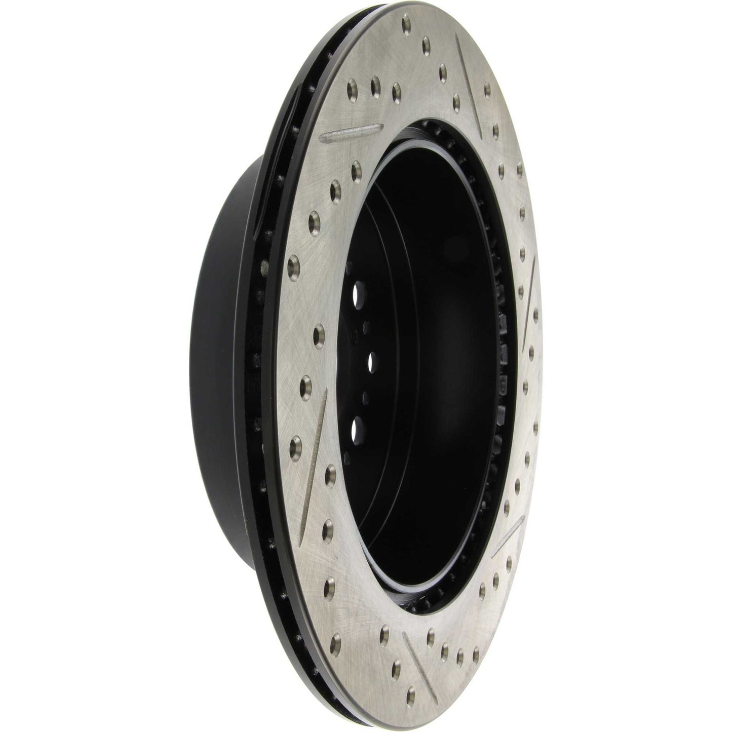 StopTech Sport Drilled/Slotted Brake Rotor; Rear Right