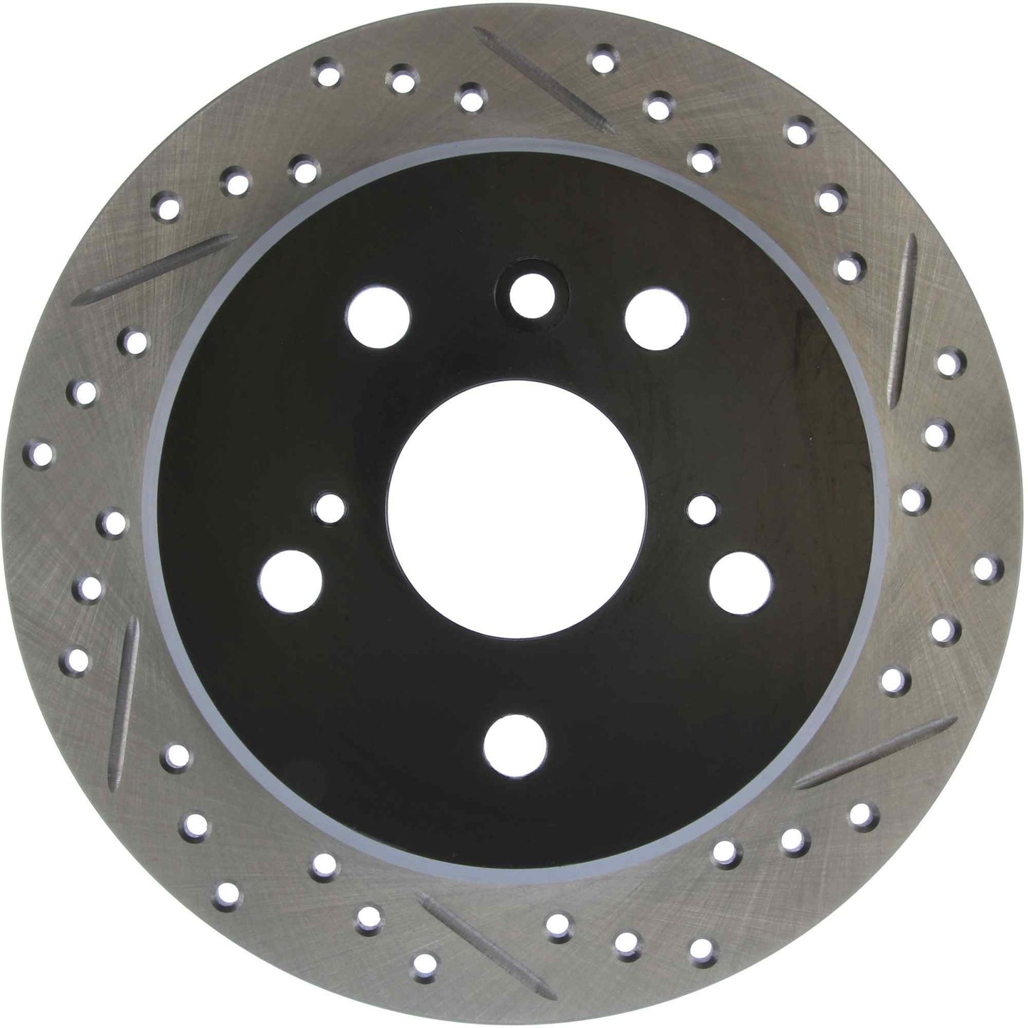 StopTech Sport Drilled/Slotted Brake Rotor; Rear Left