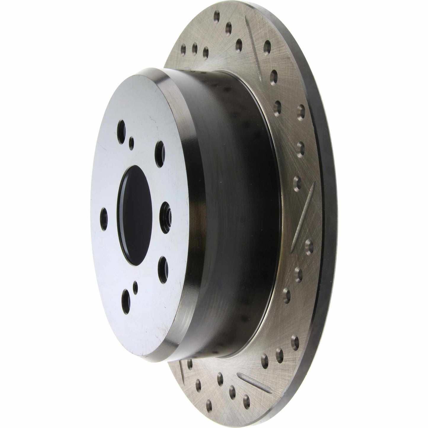 StopTech Sport Drilled/Slotted Brake Rotor; Rear Left