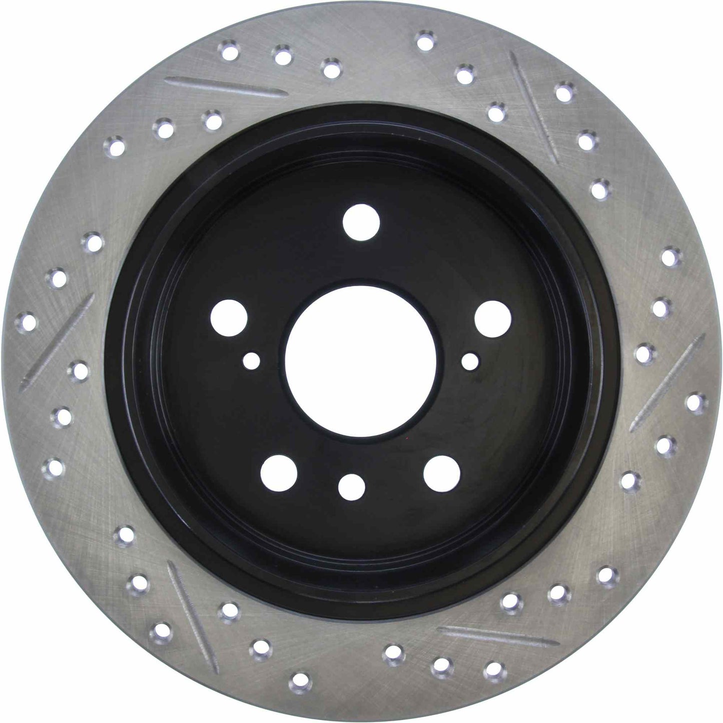 StopTech Sport Drilled/Slotted Brake Rotor; Rear Right