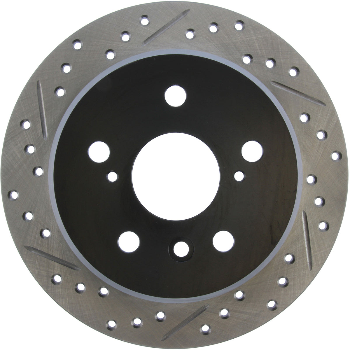StopTech Sport Drilled/Slotted Brake Rotor; Rear Right