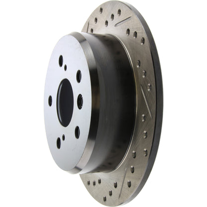 StopTech Sport Drilled/Slotted Brake Rotor; Rear Right