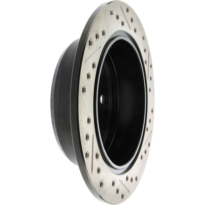 StopTech Sport Drilled/Slotted Brake Rotor; Rear Right