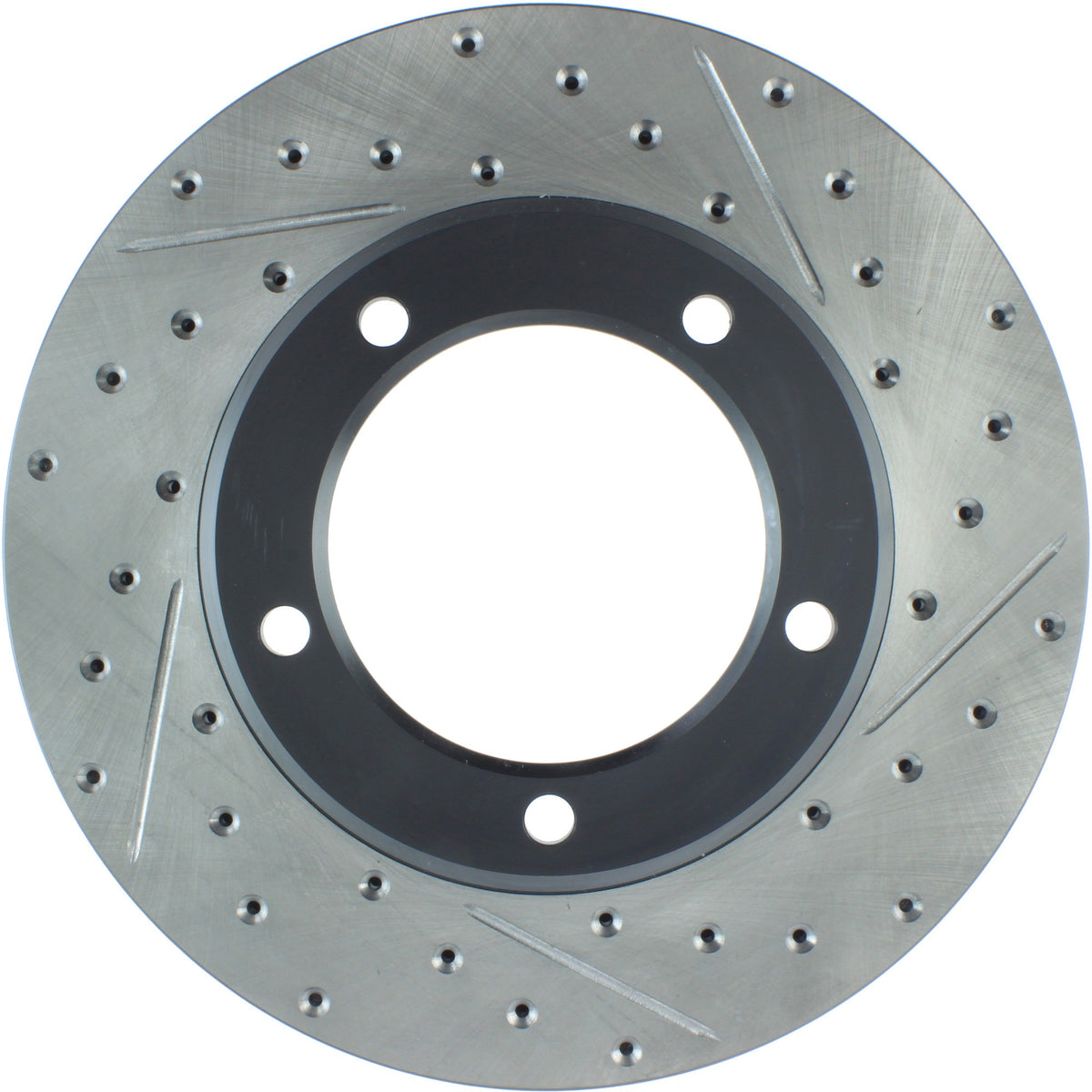 StopTech Sport Drilled/Slotted Brake Rotor; Front Left