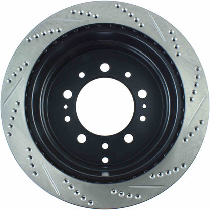 StopTech Sport Cryo Drilled/Slotted Brake Rotor; Rear Right