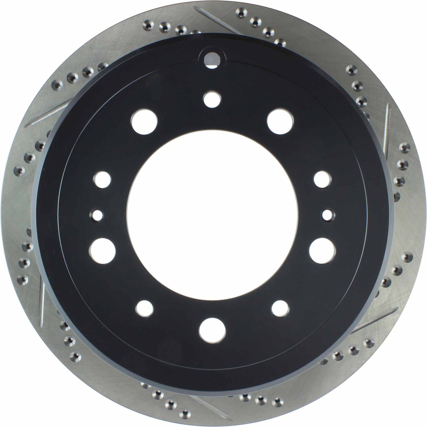 StopTech Sport Drilled/Slotted Brake Rotor; Rear Left