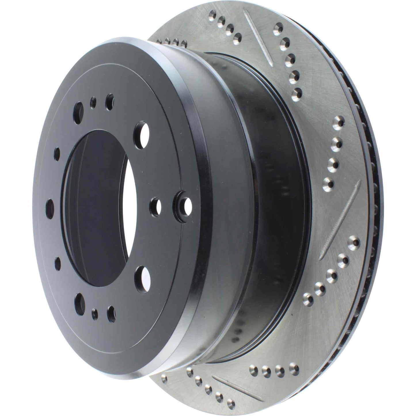 StopTech Sport Drilled/Slotted Brake Rotor; Rear Left