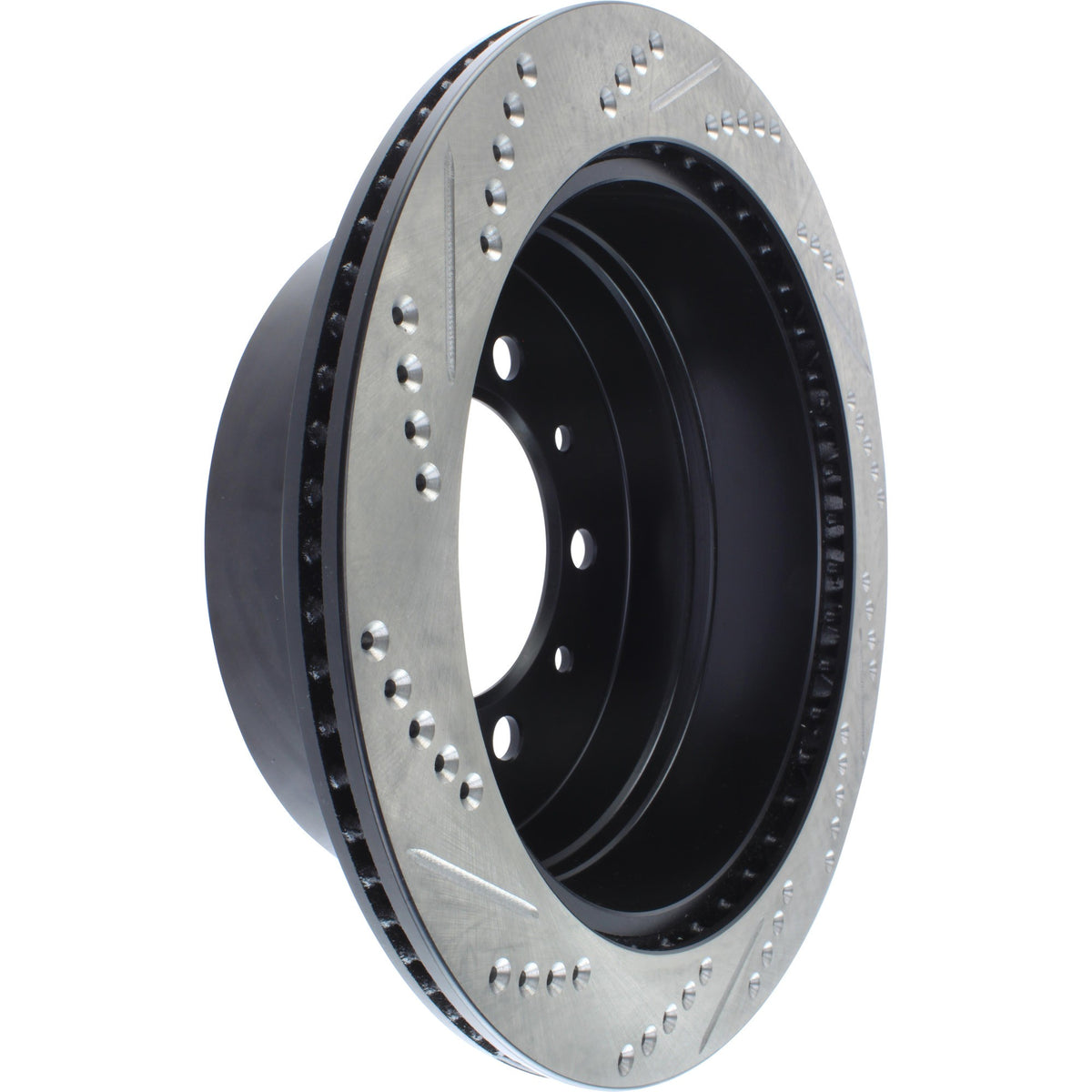 StopTech Sport Drilled/Slotted Brake Rotor; Rear Left