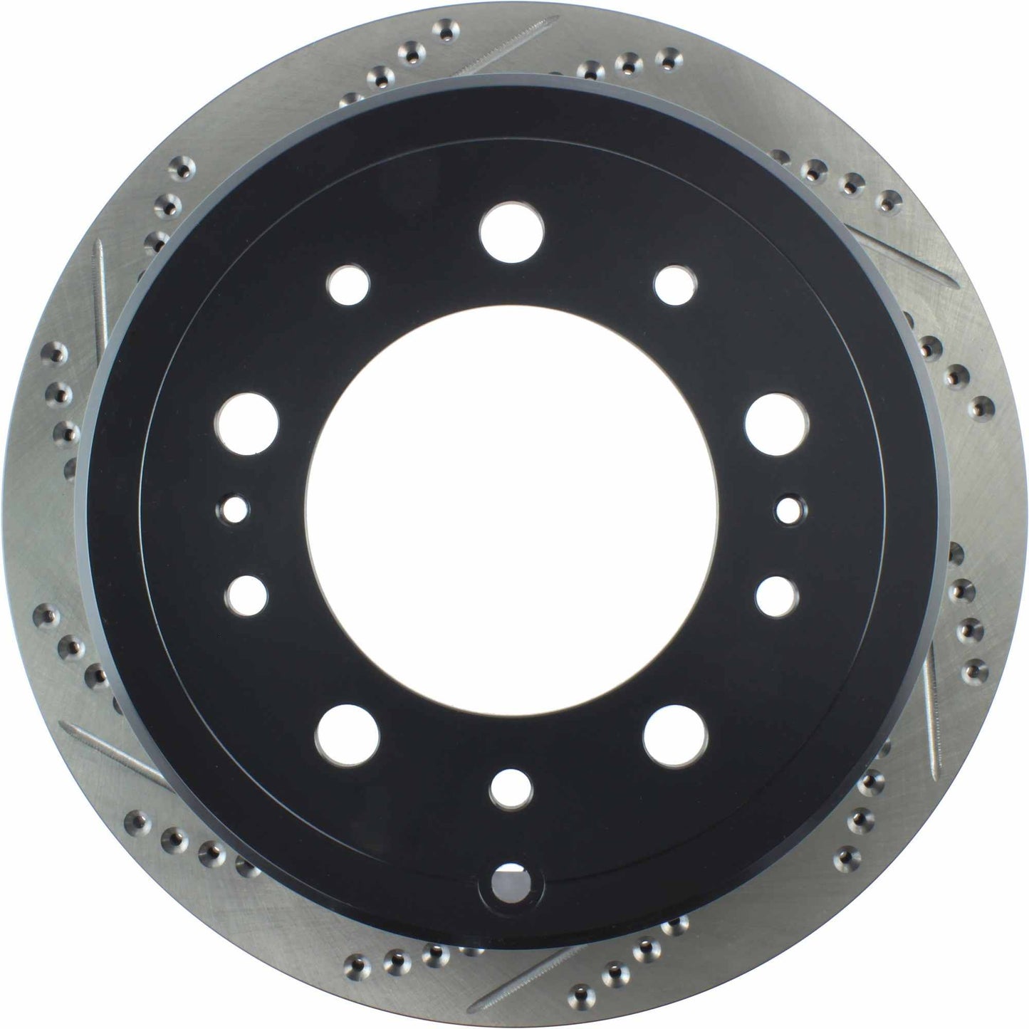 StopTech Sport Drilled/Slotted Brake Rotor; Rear Right