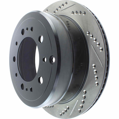 StopTech Sport Drilled/Slotted Brake Rotor; Rear Right