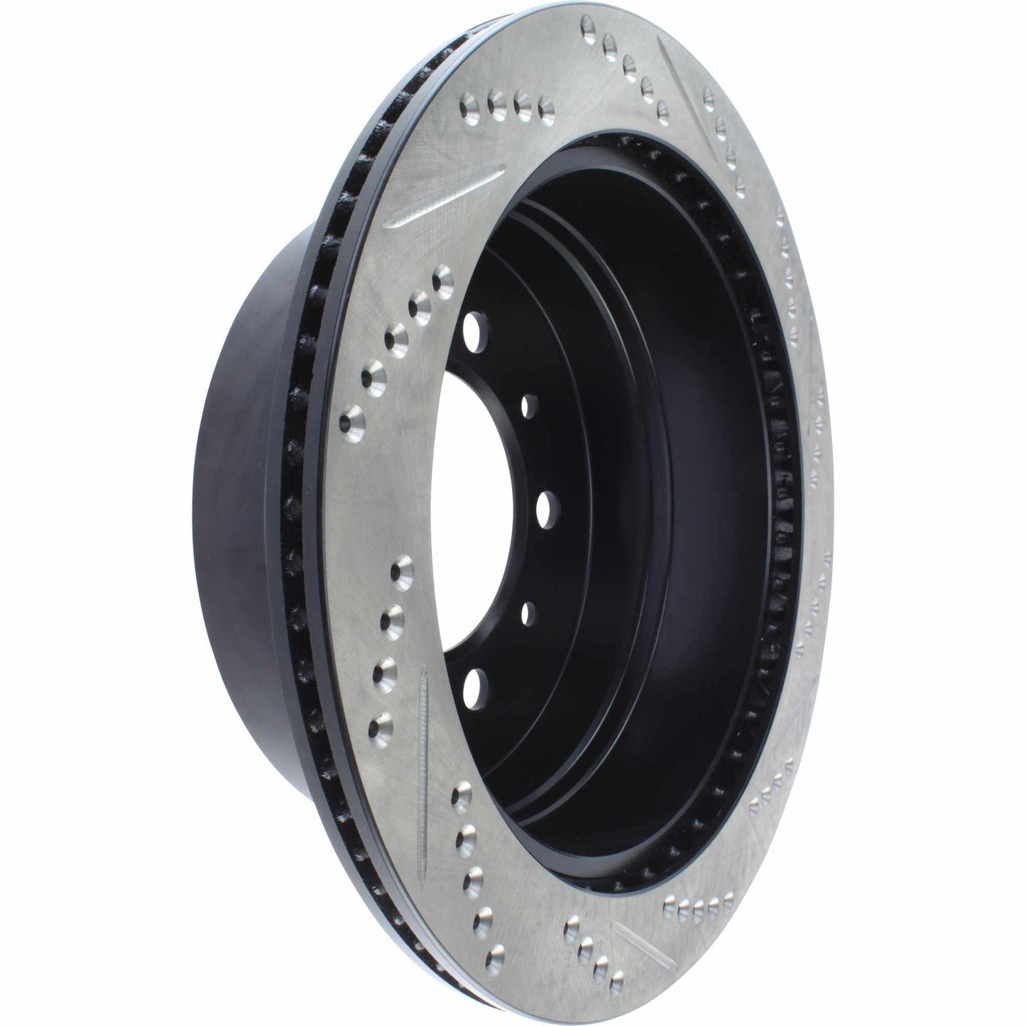 StopTech Sport Drilled/Slotted Brake Rotor; Rear Right