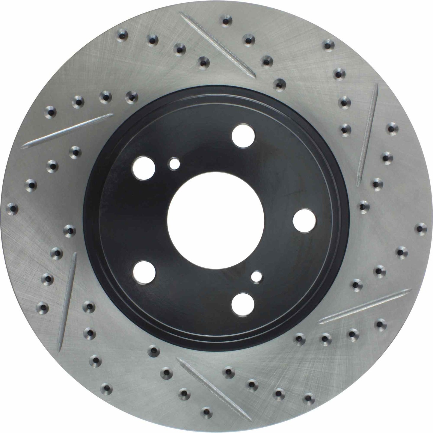 StopTech Sport Drilled/Slotted Brake Rotor; Front Left
