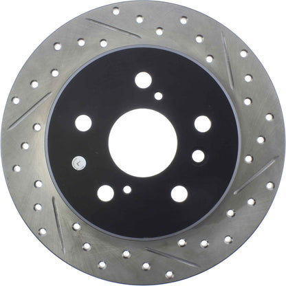 StopTech  Sport Drilled/Slotted Brake Rotor; Rear Left