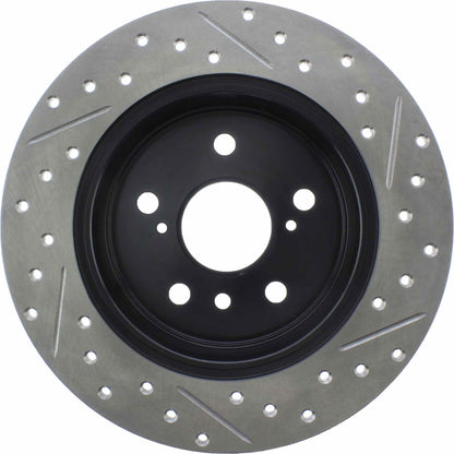 StopTech Sport Drilled/Slotted Brake Rotor; Rear Right