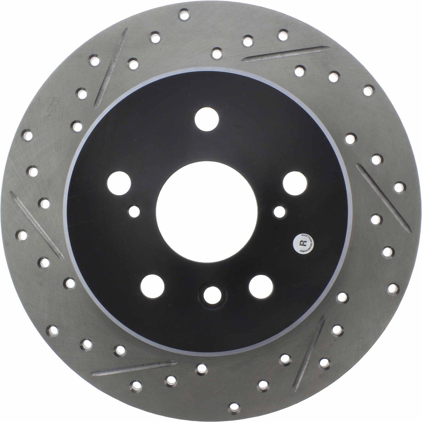StopTech Sport Drilled/Slotted Brake Rotor; Rear Right