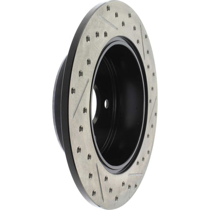 StopTech Sport Drilled/Slotted Brake Rotor; Rear Right