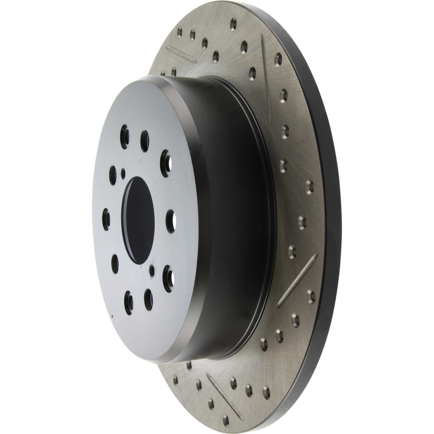 StopTech Sport Drilled/Slotted Brake Rotor; Rear Left