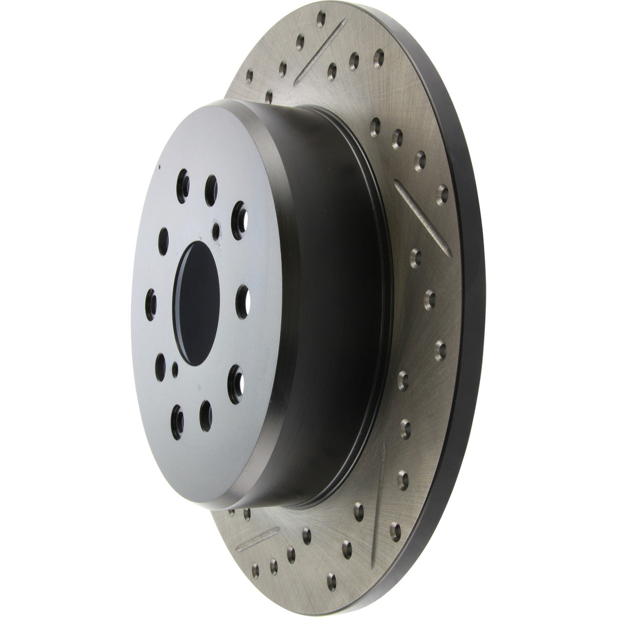 StopTech Sport Drilled/Slotted Brake Rotor; Rear Right