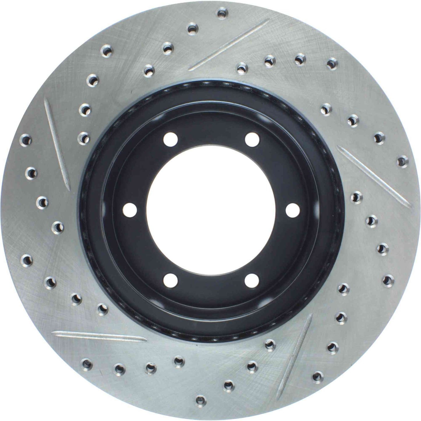 StopTech  Sport Drilled/Slotted Brake Rotor; Front Left