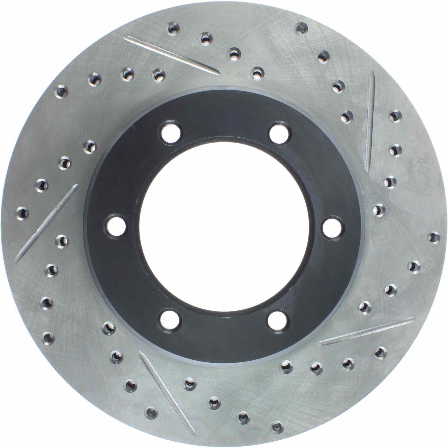 StopTech  Sport Drilled/Slotted Brake Rotor; Front Left