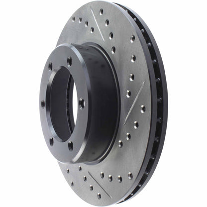 StopTech  Sport Drilled/Slotted Brake Rotor; Front Left