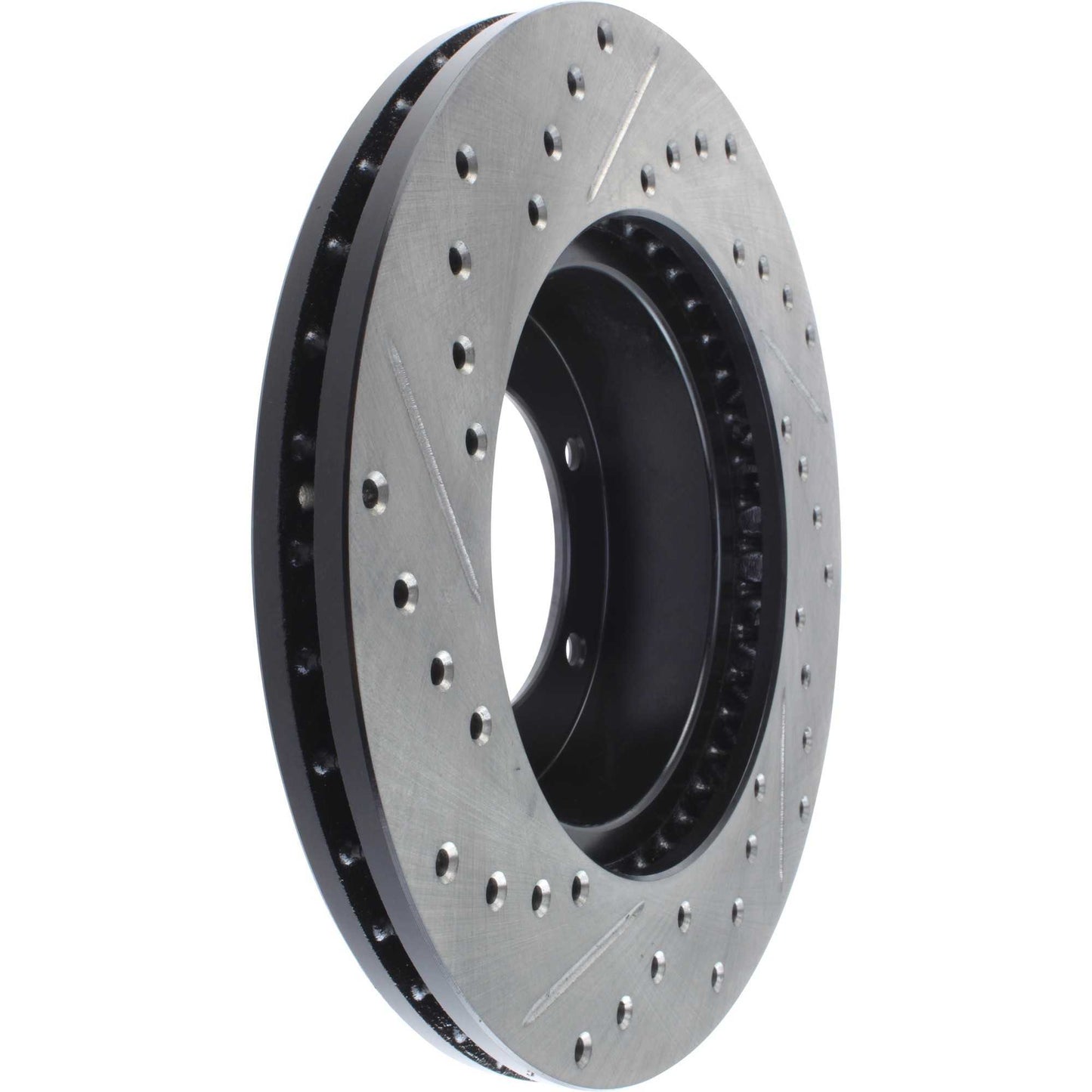 StopTech  Sport Drilled/Slotted Brake Rotor; Front Left